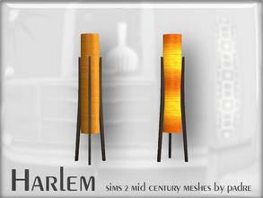 Sims 2 — Harlem Mid Century - Rocket Lamp by Padre — A large set of meshes inspired by the mid century era.