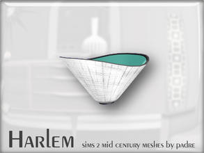 Sims 2 — Harlem Mid Century - Bowl by Padre — A large set of meshes inspired by the mid century era.