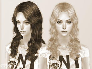 Sims 2 — Ordinary Day Hairstyle - Mesh by Cazy — Female hairstyle for young adult~elder