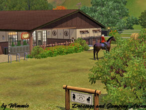 Sims 3 — Dressage and Showjumping Arena by Wimmie — 