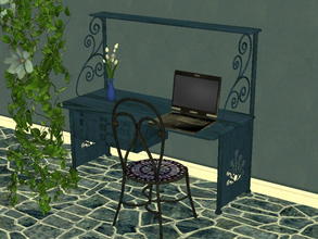 Sims 2 — Arcadia Desk Recolor Set - Meesha-s2l-da-blu by zaligelover2 — 12 recolors of Sims2Luxe\'s Arcadia Desk. Mesh