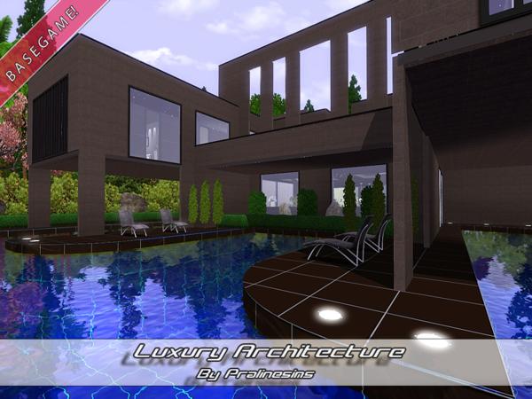 Sims 3 — Luxury Architecture by Pralinesims — Base game NO EP's and SP's
