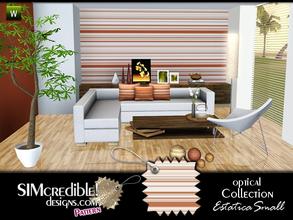 Sims 3 — Estatica Small by SIMcredible! — Optical Patterns collection by SIMcredibledesigns.com