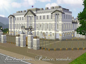 Sims 3 — Buckingham_Palace, remake by matomibotaki — The offizial residence of the Oueen Elisabeth in London, I tried to