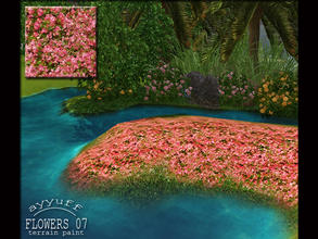 Sims 3 — Flowers07 by ayyuff —  terrain paint