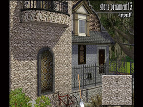 Sims 3 — Stone Ornament15 by ayyuff — Stone Ornament pattern