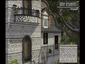 Sims 3 — Stone Ornament17 by ayyuff — Stone Ornament pattern