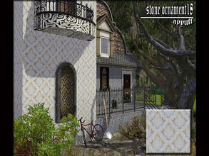 Sims 3 — Stone Ornament18 by ayyuff — Stone Ornament pattern