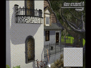Sims 3 — Stone Ornament19 by ayyuff — Stone Ornament pattern