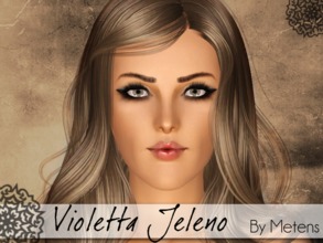 Sims 3 — Violetta Jeleno by Metens — Violetta is a sweet person who likes meeting new people and having new friends.