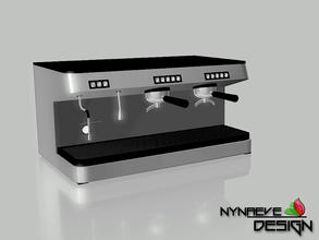 Sims 3 — Barista Espresso Machine by NynaeveDesign — Transform every request in a rich creamy drink! Espresso, latte,