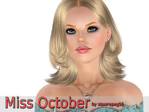 Sims 3 — Miss October  by squarepeg56 — Miss October-Opal is the tenth in my series of Calendar Girls. She features an