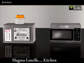 Sims 3 — limelle magma microwave by jomsims — limelle magma microwave
