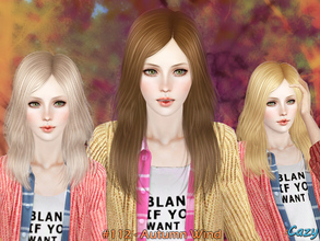 Sims 3 — Autumn Wind Hairstyle - Set by Cazy — Female hairstyle set for all age