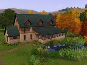 Sims 3 — 200 Redbird Trail by JaleeMaggie — Created by Maggie for TSR. This one-bedroom farmhouse style cottage is an