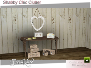 Sims 3 — Shabby Chic Clutter by deeiutza — A new set, in the same shabby chic style! Use this decorative objects for any
