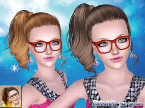 Sims 3 — Skysims-Hair-153 by Skysims — Female hairstyle for toddlers, children, teen (young) adults and elders.