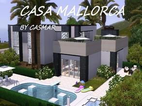 Sims 3 — Casa Mallorca by casmar by casmar — Nice and modern family house with a large pool in the garden. Ideal for a