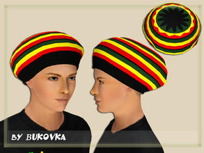 Sims 3 — Reggae Hat by bukovka —  Hat for fans of reggae. Painted in the traditional colors for this style. Repainting of