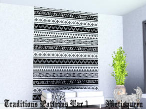 Sims 3 — Native American Pattern 1 by metisqueen2 — This incan style tribal pattern adds a spicy south western style to