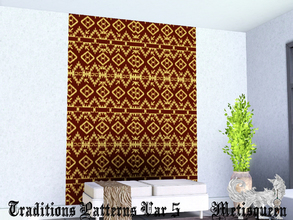 Sims 3 — Native American Pattern 5 by metisqueen2 — This Native American Pattern adds a southwestern style to any home;