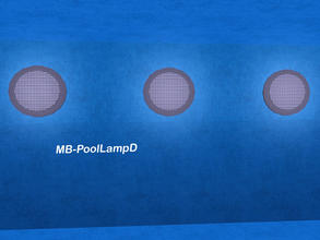Sims 3 — MB-PoolLampD by matomibotaki — MB-PoolLampD, have you filled of the boreing pool-lights too, so here is a new