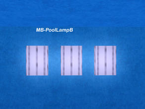 Sims 3 — MB-PoolLampB by matomibotaki — MB-PoolLampB, have you filled of the boreing pool-lights too, so here is a new