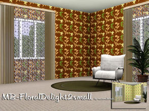 Sims 3 — MB-FloralDelight2small by matomibotaki — Abstract floral pattern with 4 channels, to find under - Abstract -, by