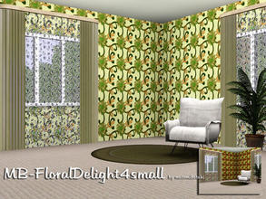 Sims 3 — MB-FloralDelight4small by matomibotaki — Abstract floral pattern with 4 channels, to find under - Abstract -, by