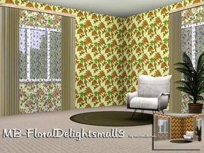 Sims 3 — MB-FloralDelight3small by matomibotaki — Abstract floral pattern with 4 channels, to find under - Abstract -, by