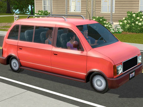 Sims 3 — Daycare Van Reversed by PhenomIIFX2 — Removed painting mask and window tint. Fixed Lod2's broken taillights. New