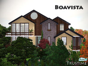 Sims 3 — Boavista by Trustime — Please, read the notes Ground Floor: - hall - dining room - TV room - kitchen - 0.5