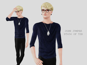 Sims 3 — John Jumper by DT456 — A fully handpainted jumper in finest fabric. Only the best is enough for you! 