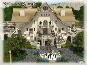 Sims 3 — Sylvan Song - 3 Bd, 6 Bath by Illiana — Elvish details capture the imagination in this lovely home. Exterior
