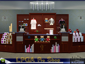 Sims 3 — LPGA Pro Shop - Furniture by BuffSumm — In the tradition and sport of Woman's Golfing part of the LPGA Country