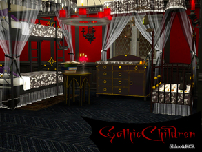 Sims 3 — Gothic Children by ShinoKCR — Here is the Childrens Bedroom and Nurcery for the Gothic Serie matching Textures