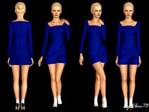 Sims 3 — Minimal Mini Dress by Cbon73 — Female Adult and Young Adult. Everyday and Formal Wear. Mesh by me. Comes in