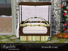 Sims 3 — Fnuggi Playard by Angelistra — The Fnuggi Playard set was designed to be used in the livingroom or in the garden