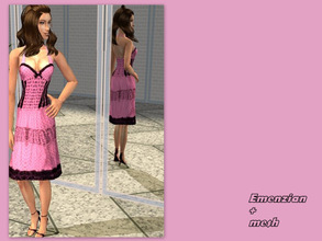 Sims 2 — Cha cha pink dress by L-75_sims — Beautiful pink dress fot your sims.