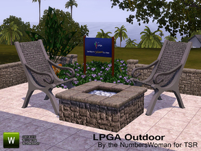 Sims 3 — LPGA International Objects by TheNumbersWoman — Part of the LPGA Salute to Women in golf project! This is the
