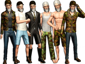 Sims 3 — Uncle Si - Duck Dynasty by Illiana — It's on like Donkey Kong! Now you can add good ol' Uncle Si to your game so