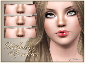 Sims 3 — Delicate Freckles by Pralinesims — New real freckles (no make up!) for your sims! - Fits with all faceshapes -
