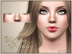 Sims 3 — Delicate Freckles for the Nose by Pralinesims — New real freckles (no make up!) for your sims! - Fits with all