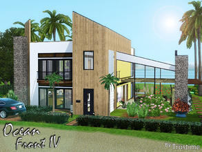 Sims 3 — Ocean Front IV by Trustime — This modern and luxurious house fully furnished near the sea is great for your