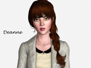 Sims 3 — Deanne by smellyfish2 — Deanne. An artistic soul trying to find her way in the world. Deanne is sweet girl who