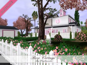 Sims 3 — Rose Cottage by Pralinesims — Base game NO EP's and SP's
