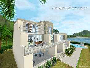 Sims 3 — Costal_Memory by matomibotaki — Modern and luxury home with an costal atmosphere of a ocean breeze. Details: