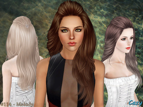 Sims 3 — Melody Hairstyle - Set by Cazy — Hairstyle for Female, All Ages All LODs included Can be found under hair with