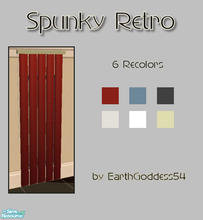 Sims 2 — Spunky Retro Blinds - Recolor Set by EarthGoddess54 — A recolor set of my Spunky Retro blinds; you will need the
