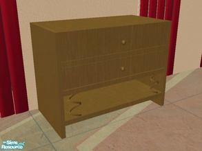 Sims 2 — Curve Appeal Recolor #3 - Dresser by EarthGoddess54 — Part of the Curve Appeal recolor #3 set; you will need the